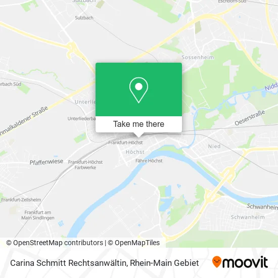 Карта Carina Schmitt Rechtsanwältin