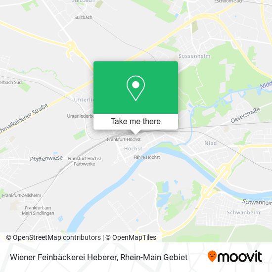 Wiener Feinbäckerei Heberer map