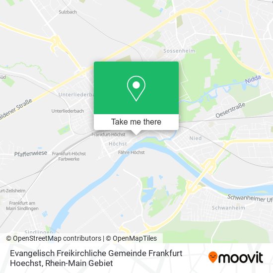 Evangelisch Freikirchliche Gemeinde Frankfurt Hoechst map