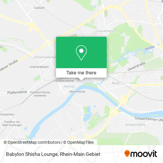 Карта Babylon Shisha Lounge