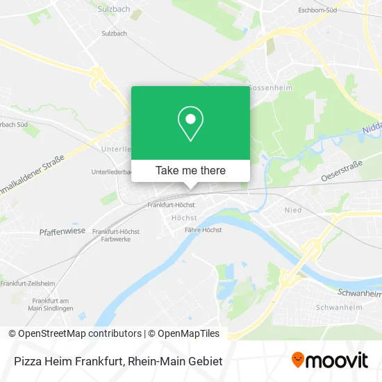Карта Pizza Heim Frankfurt