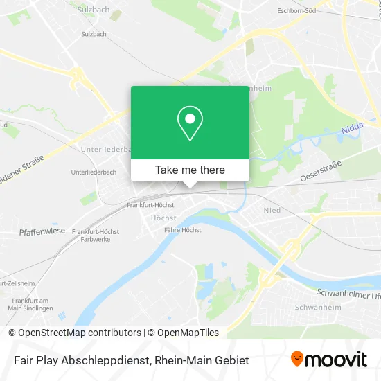 Карта Fair Play Abschleppdienst