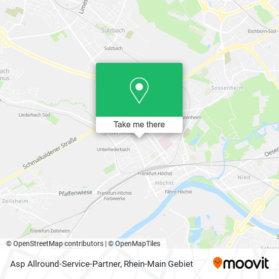 Asp Allround-Service-Partner map