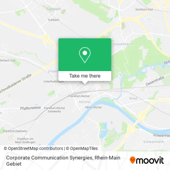Карта Corporate Communication Synergies