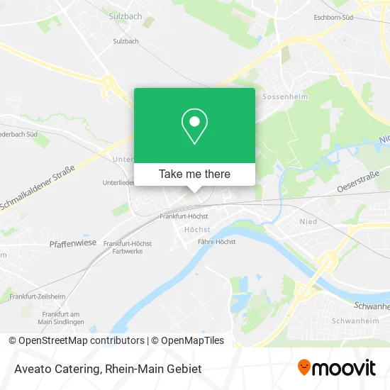 Карта Aveato Catering