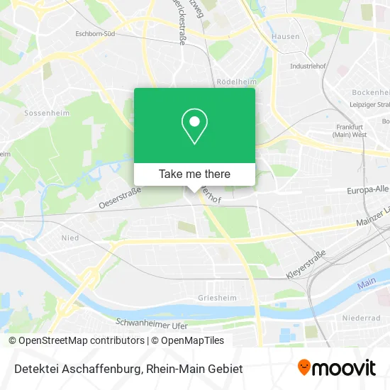 Карта Detektei Aschaffenburg