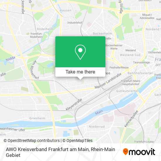 AWO Kreisverband Frankfurt am Main map