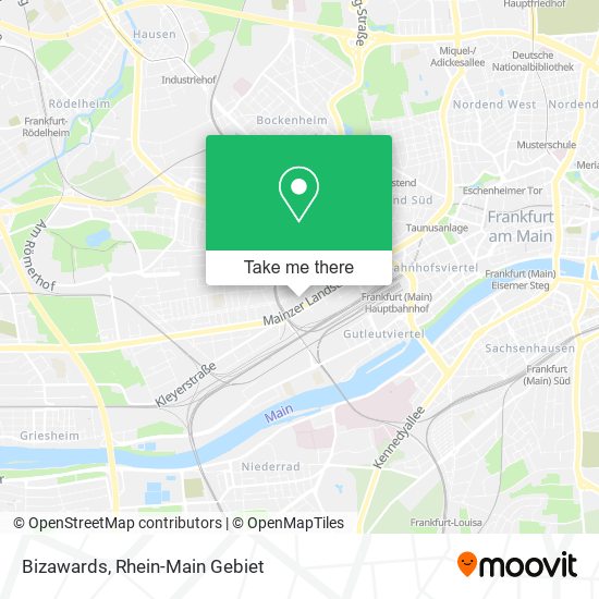 Bizawards map