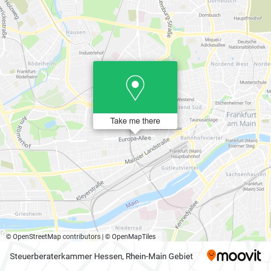 Steuerberaterkammer Hessen map