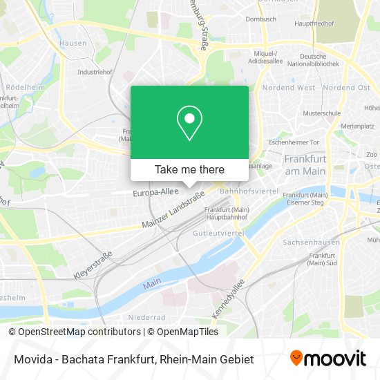 Movida - Bachata Frankfurt map