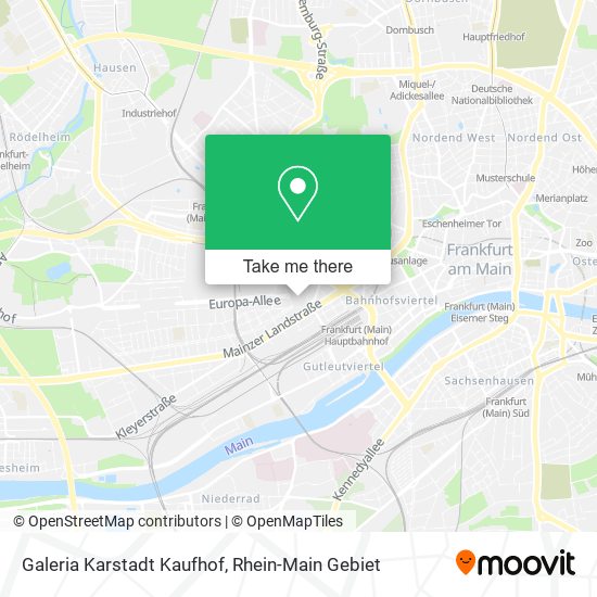 Galeria Karstadt Kaufhof map