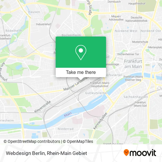 Карта Webdesign Berlin