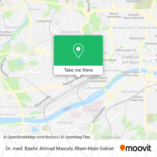 Карта Dr. med. Bashir Ahmad Masudy