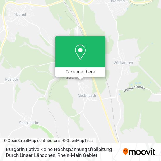 Bürgerinitiative Keine Hochspannungsfreileitung Durch Unser Ländchen map