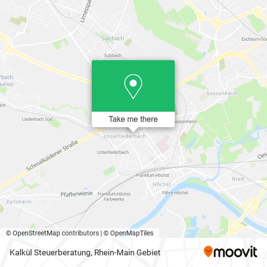 Kalkül Steuerberatung map