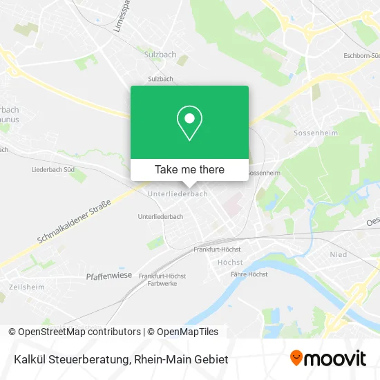 Карта Kalkül Steuerberatung