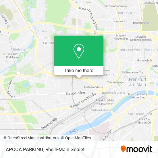 APCOA PARKING map