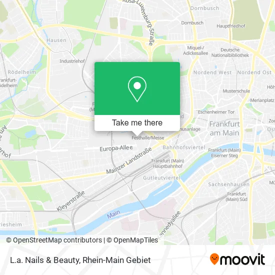 Карта L.a. Nails & Beauty