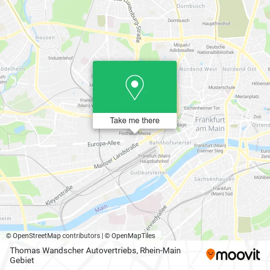 Карта Thomas Wandscher Autovertriebs