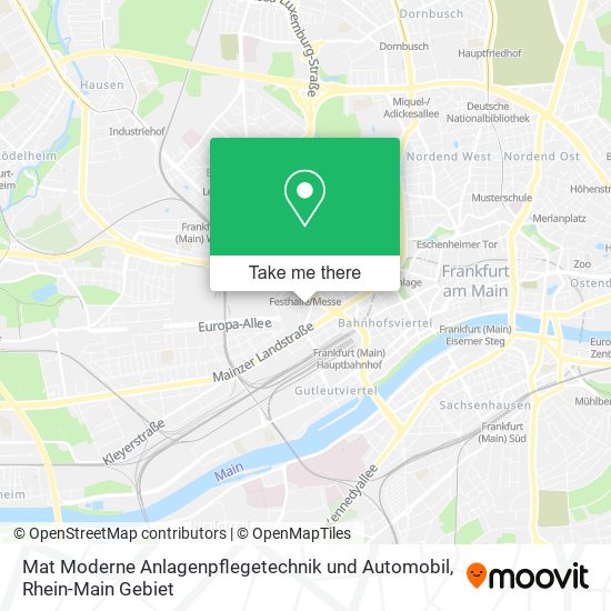 Mat Moderne Anlagenpflegetechnik und Automobil map
