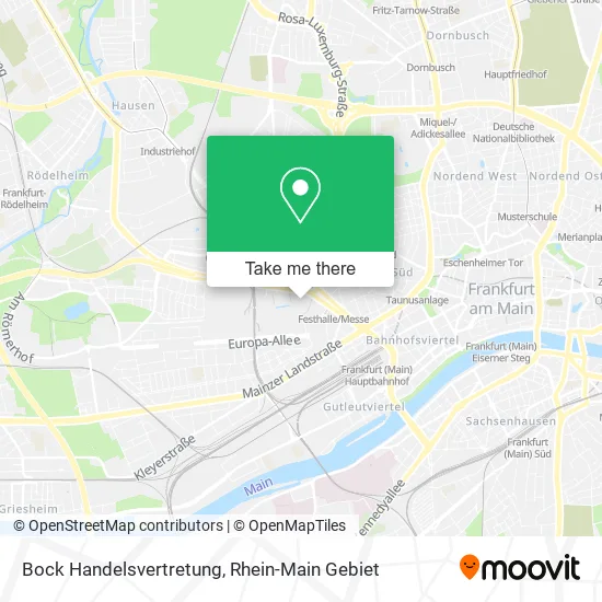 Карта Bock Handelsvertretung