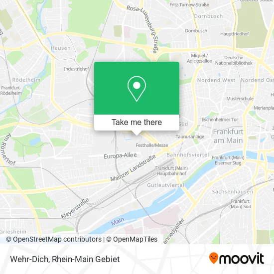 Карта Wehr-Dich