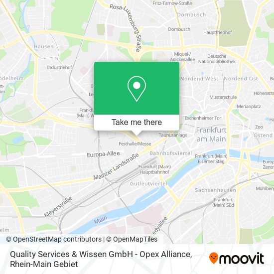 Quality Services & Wissen GmbH - Opex Alliance map