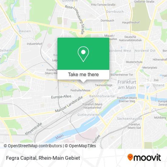 Карта Fegra Capital
