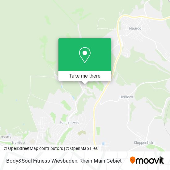 Body&Soul Fitness Wiesbaden map