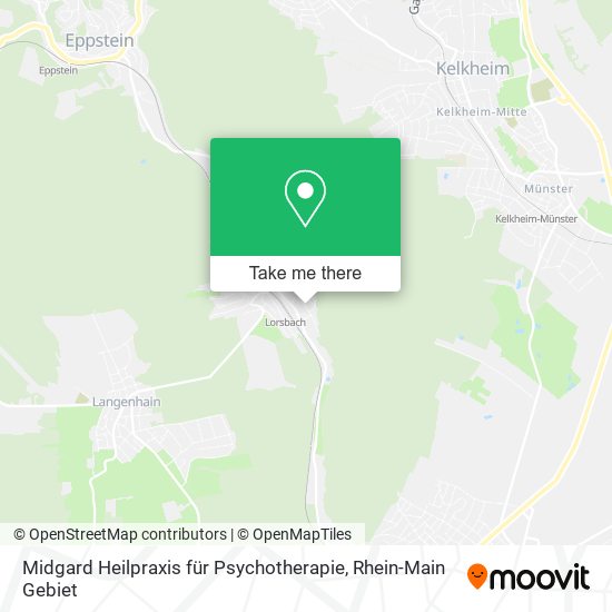 Midgard Heilpraxis für Psychotherapie map