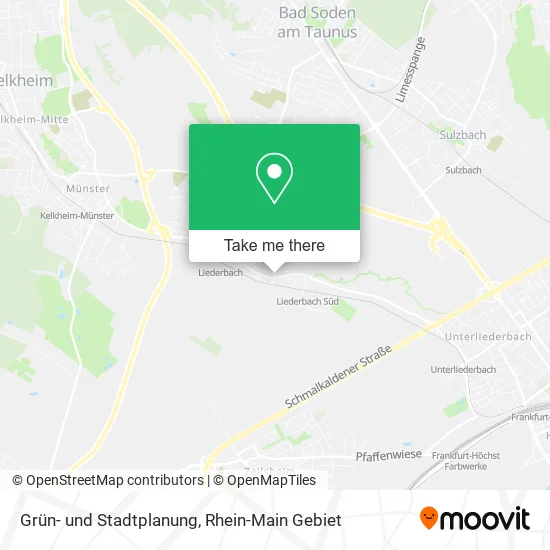 Карта Grün- und Stadtplanung