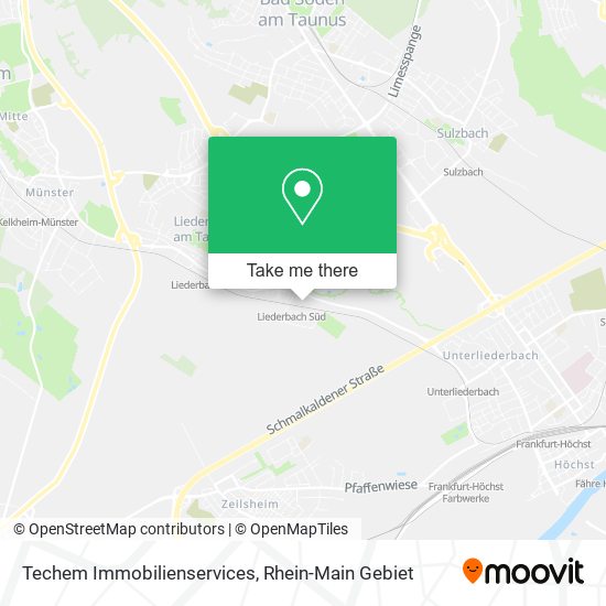 Techem Immobilienservices map