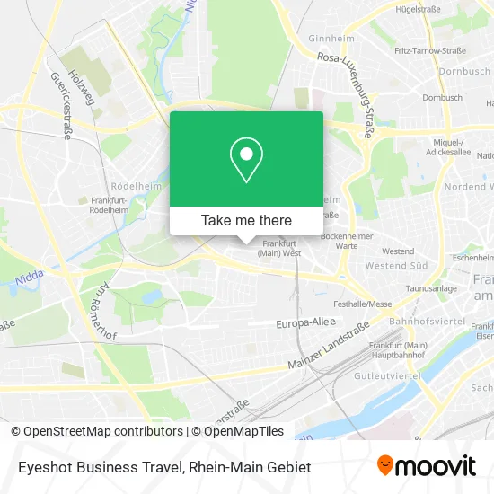 Карта Eyeshot Business Travel