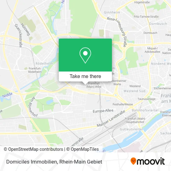 Карта Domiciles Immobilien