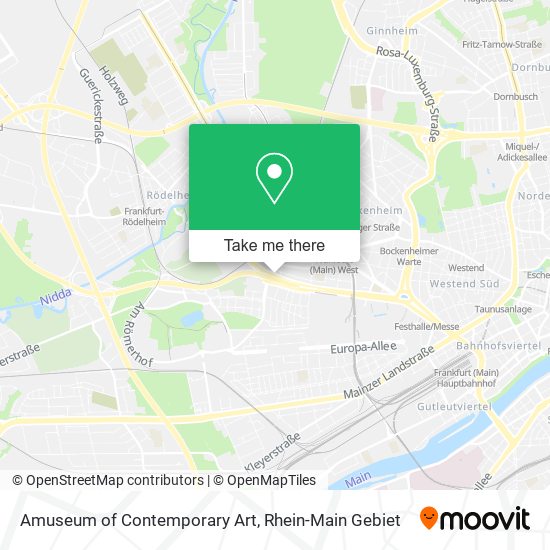 Amuseum of Contemporary Art map