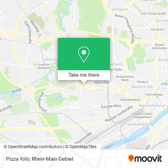 Карта Pizza Yolo