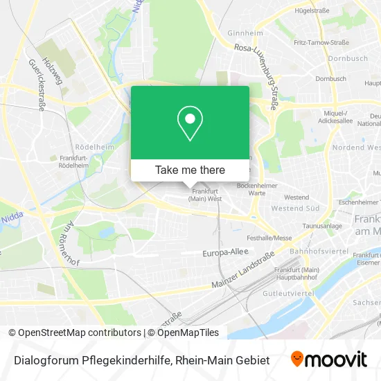 Карта Dialogforum Pflegekinderhilfe