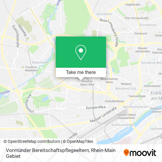 Vormünder Bereitschaftspflegeeltern map