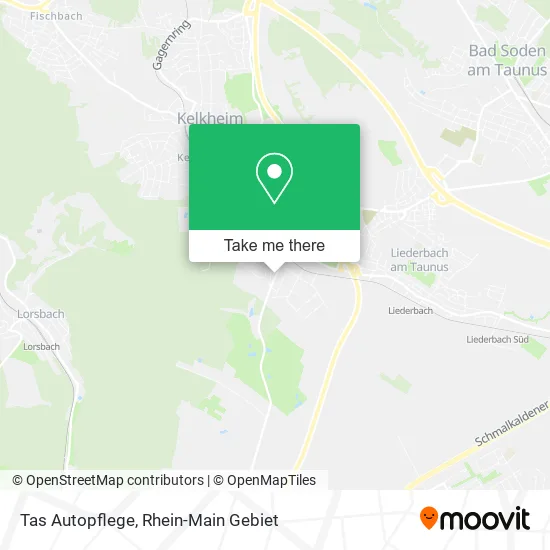 Карта Tas Autopflege