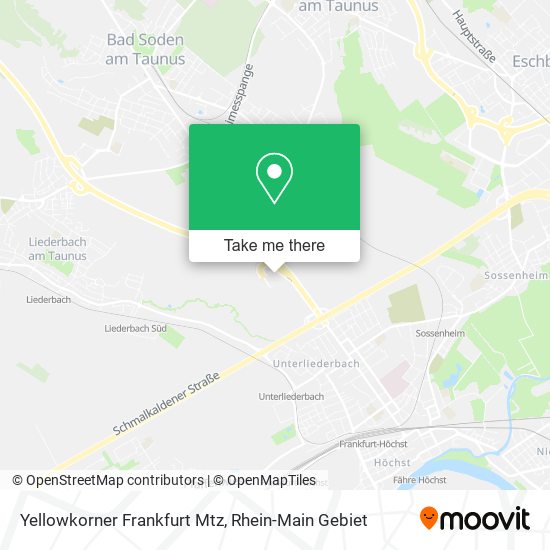 Yellowkorner Frankfurt Mtz map
