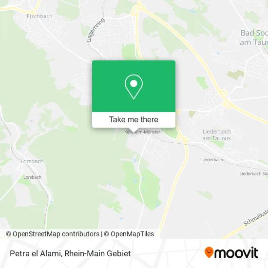 Карта Petra el Alami