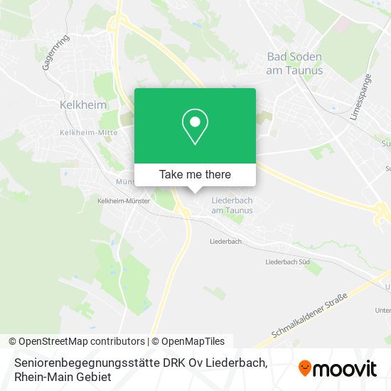 Seniorenbegegnungsstätte DRK Ov Liederbach map