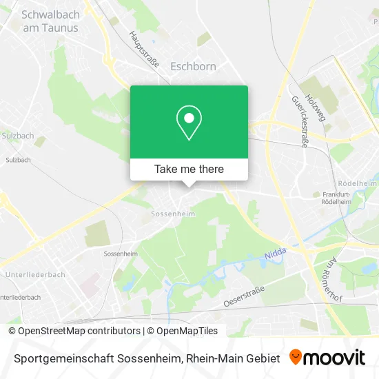 Карта Sportgemeinschaft Sossenheim