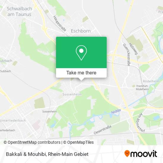 Карта Bakkali & Mouhibi