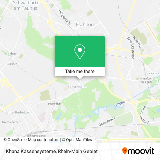 Карта Khana Kassensysteme