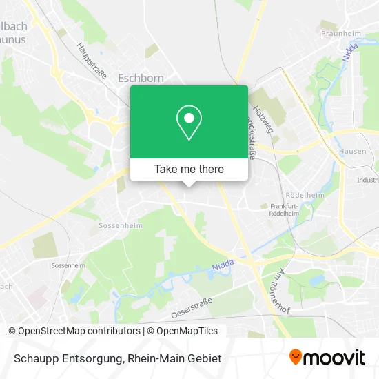 Карта Schaupp Entsorgung