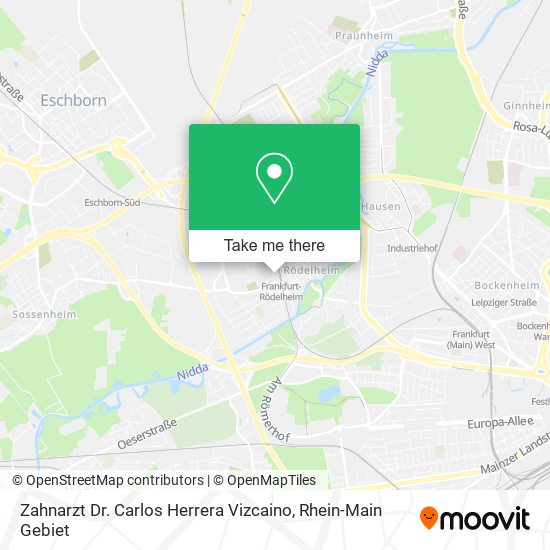 Zahnarzt Dr. Carlos Herrera Vizcaino map