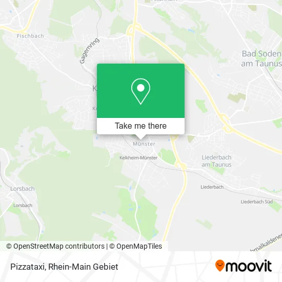 Карта Pizzataxi