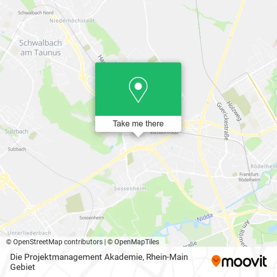 Карта Die Projektmanagement Akademie