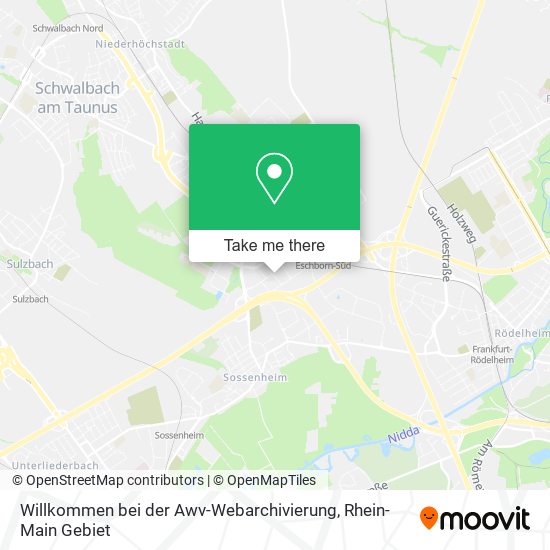 Willkommen bei der Awv-Webarchivierung map